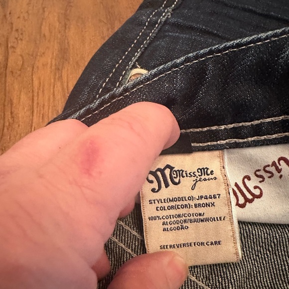 Miss Me Dark Blue Boot Cut Jeans - Picture 6 of 7